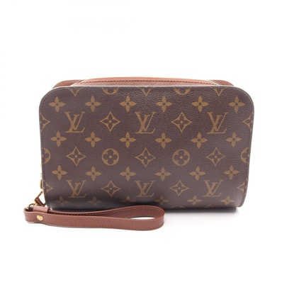 ルイ・ヴィトン LOUIS VUITTON オルセー セカンドバッグ クラッチバッグ バッグ PVCコーティングキャンバス レザー モノグラム メンズ ブラウン系 M51790 【中古】