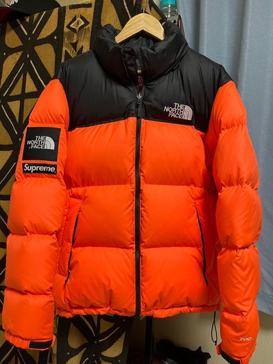 Supreme x The North Face 2016FW Nuptse Jacket "Orange"