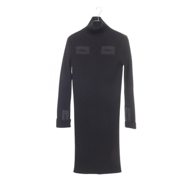 ボッテガヴェネタ BOTTEGA VENETA 長袖 ワンピース 衣料品 トップス ウール コットン レディース ブラック系 628785 【中古】
