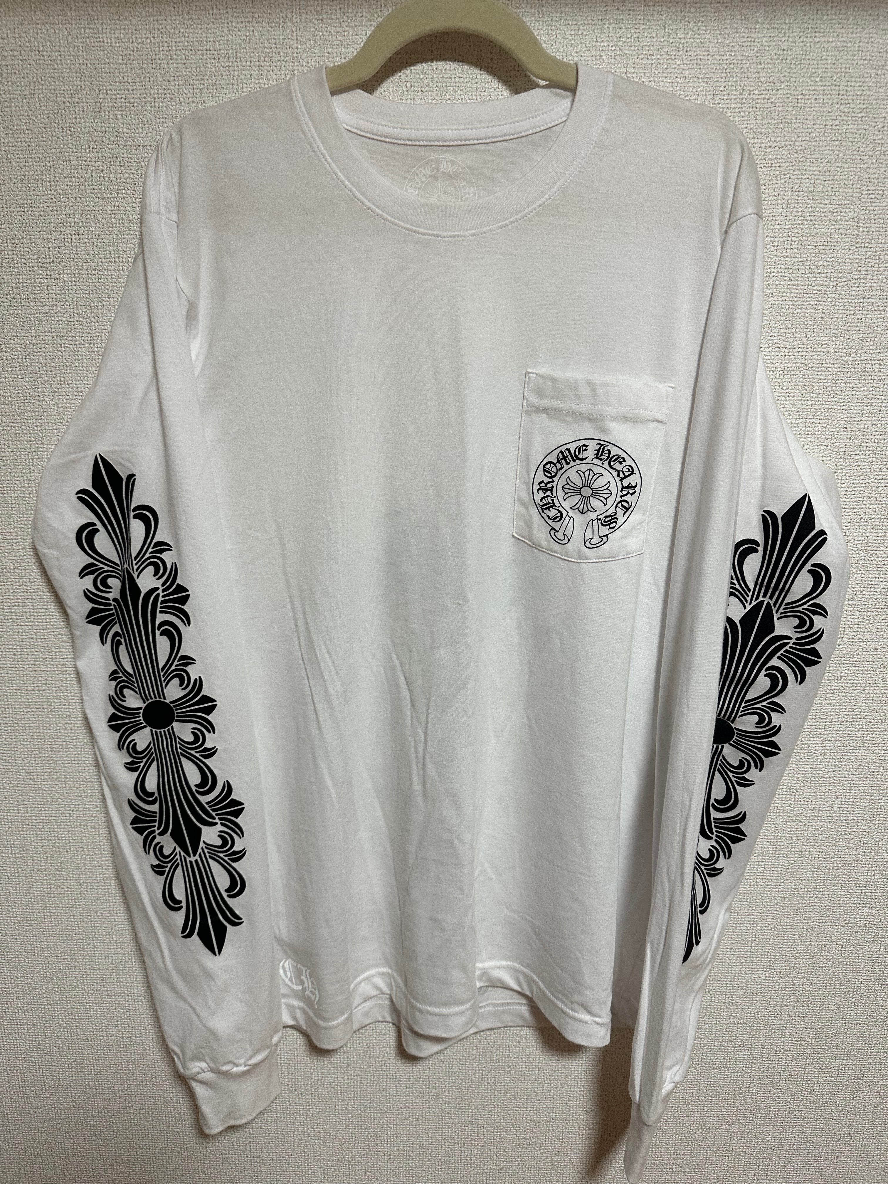 Chrome Hearts Horse Shoe L/S T-Shirt "White"