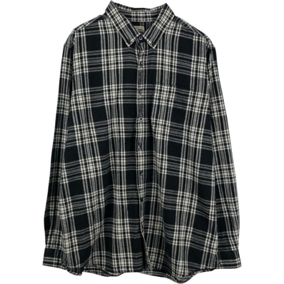 古着 エルエルビーン L.L.Bean 長袖 ボタンダウン ライトネルチェックシャツ メンズXL相当/eaa675643