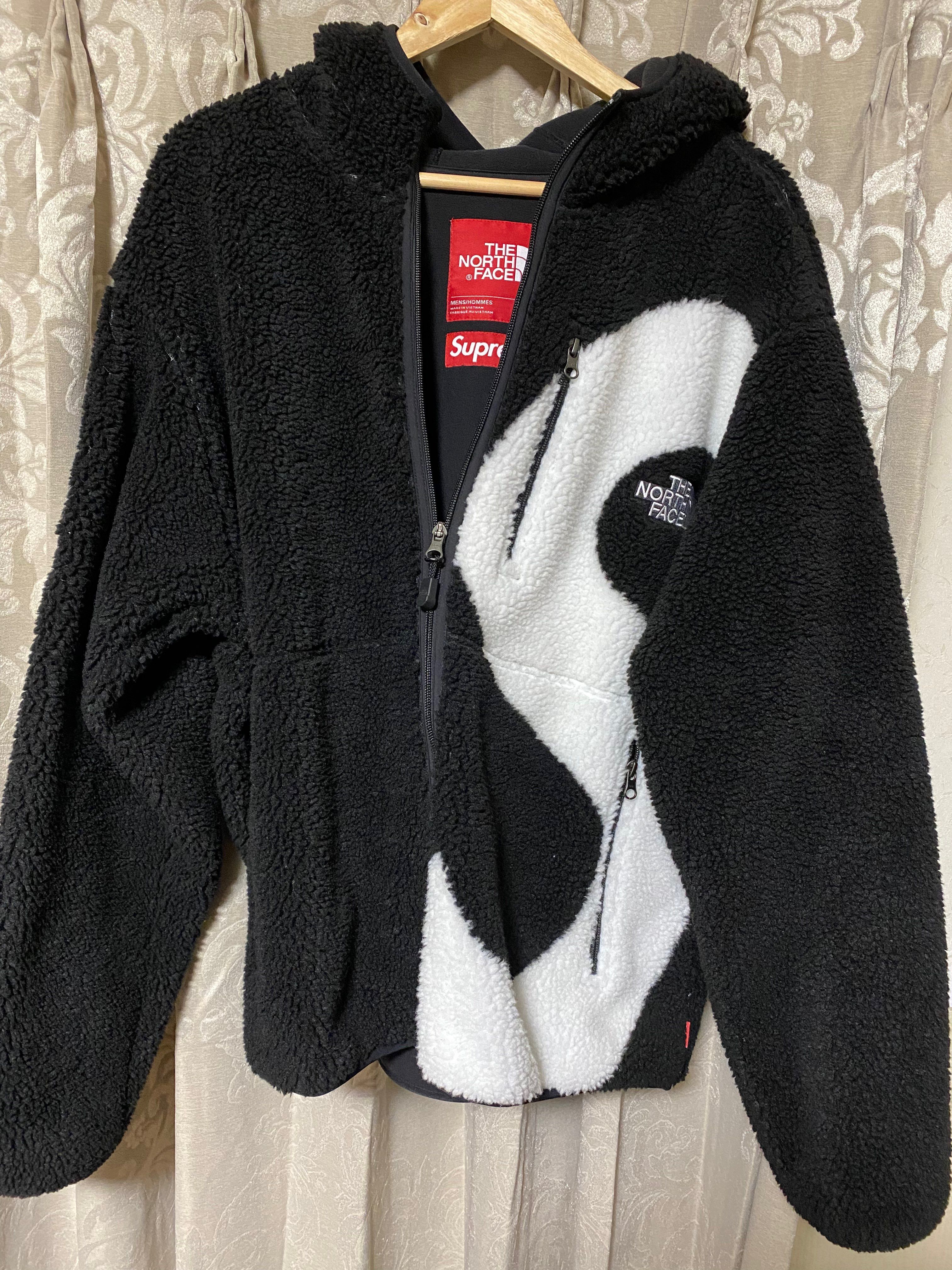 Supreme x The North Face S Logo Hooded Fleece Jacket "Black"