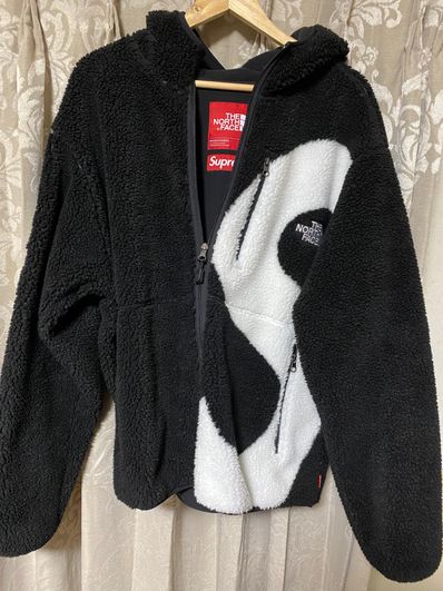 Supreme x The North Face S Logo Hooded Fleece Jacket "Black"