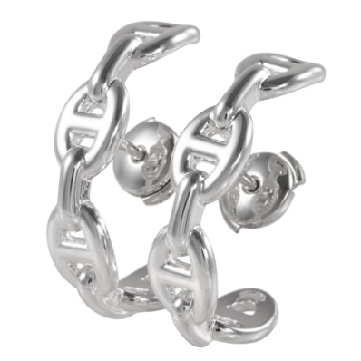 HERMES エルメス シェーヌダンクル アンシェネ イヤー クライマー ピアス シルバー925 シルバー【中古】