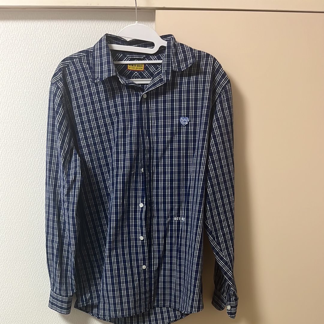 HUMAN MADE CHECK BD SHIRT