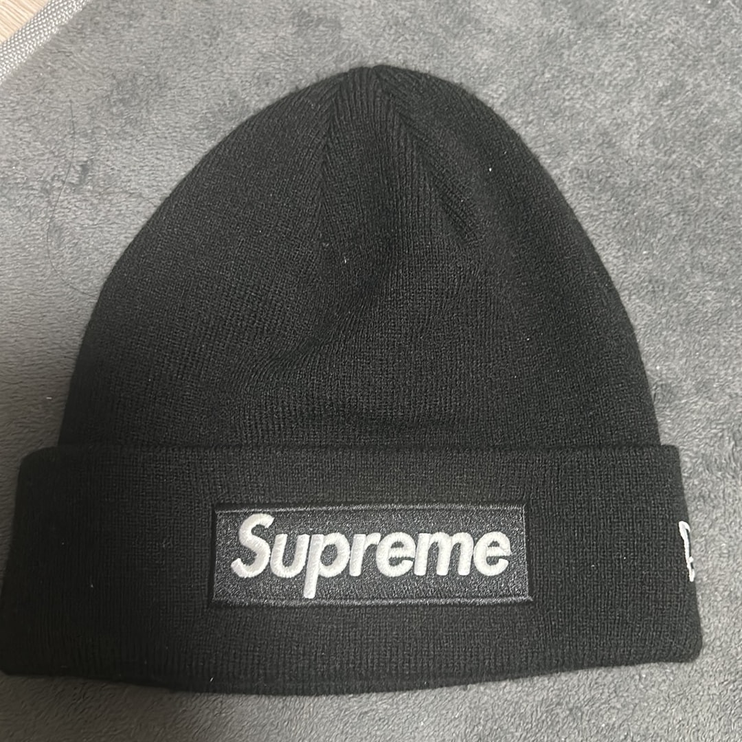 Supreme x NEW ERA Box Logo Beanie (25FW) "Black"