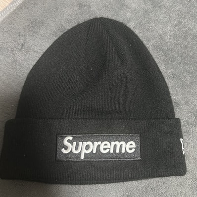 Supreme x NEW ERA Box Logo Beanie (25FW) "Black"