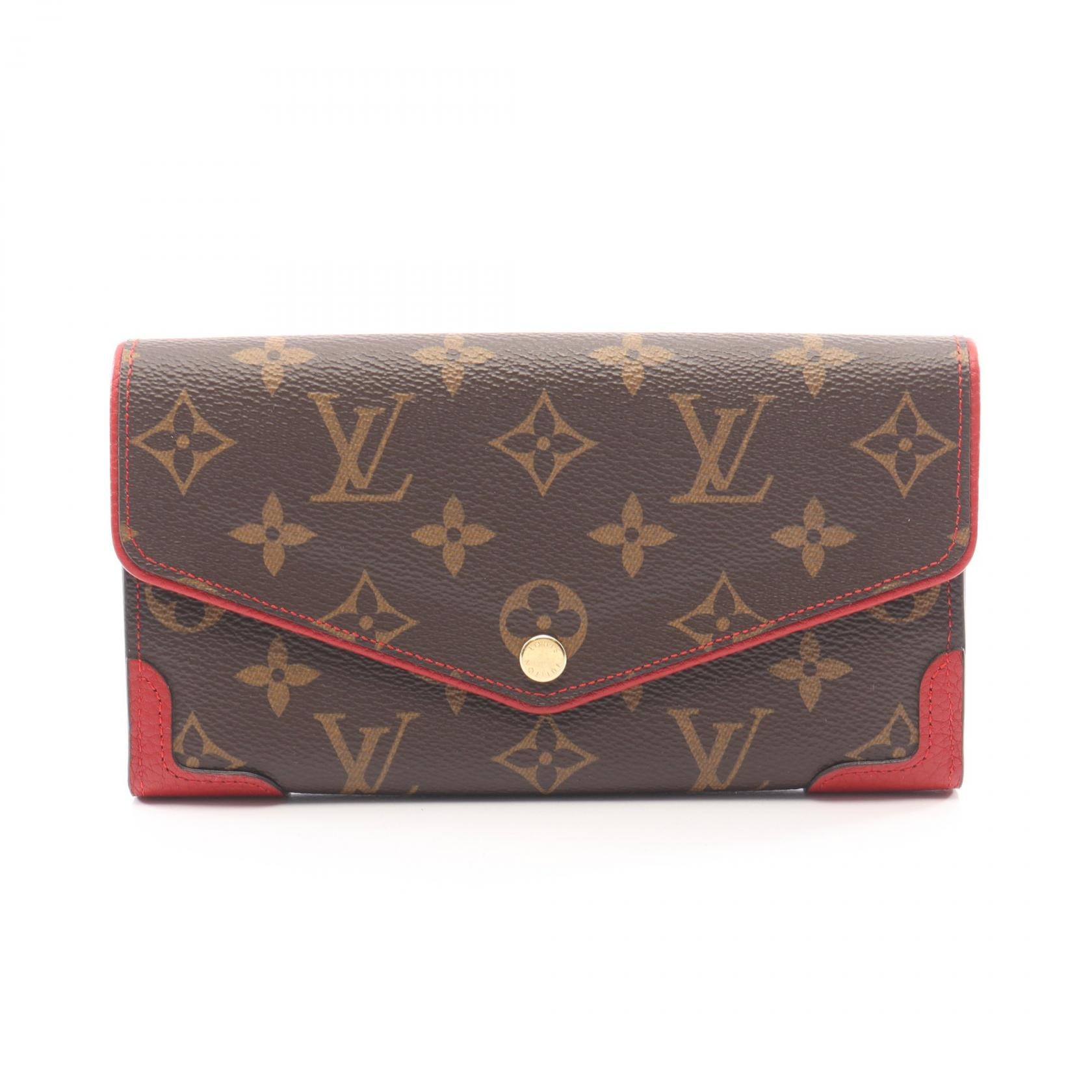 Louis Vuitton Sarah Wallet Retiro Monogram "Cerise"