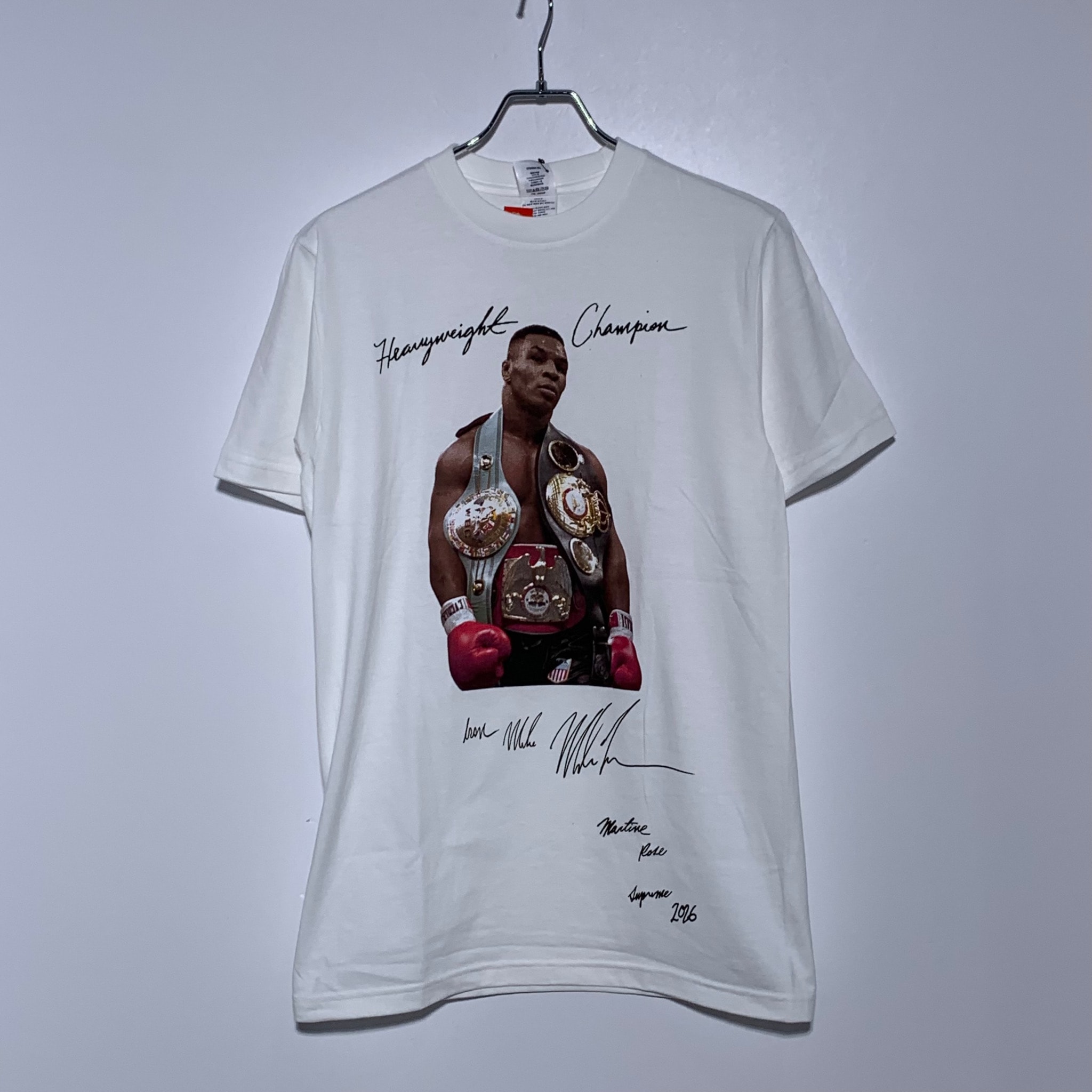 Supreme x Martine Rose Champion Tee (Mike Tyson) "White"
