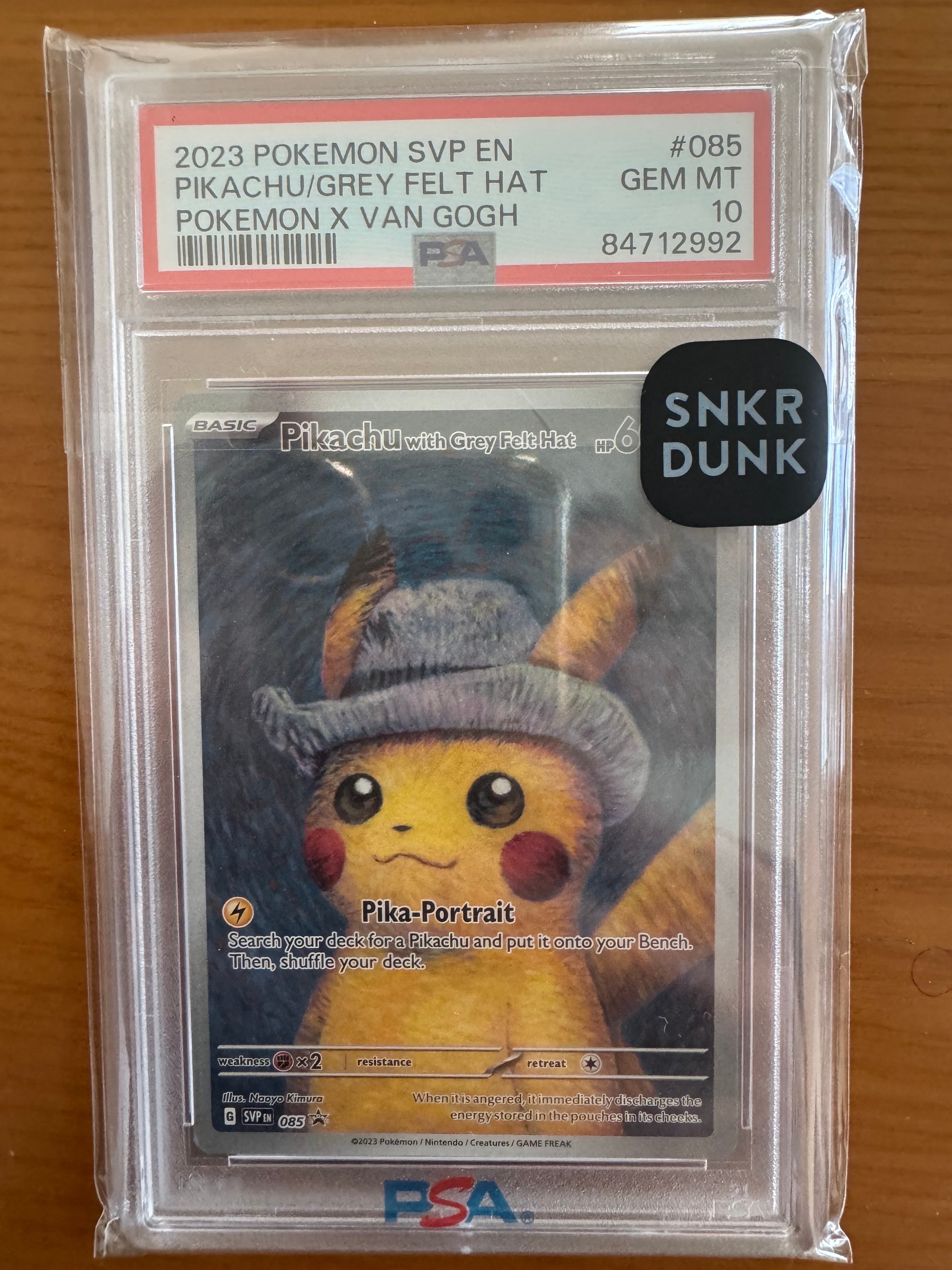 PSA10】ピカチュウ : プロモ [SVP EN 085](「ゴッホ展