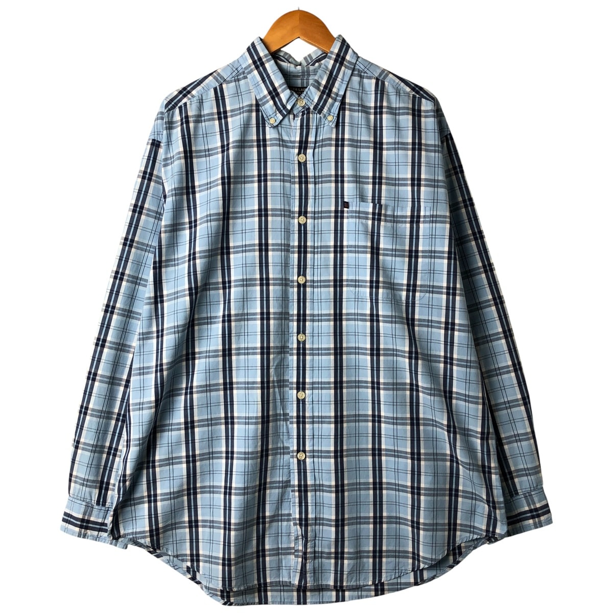 古着 ラルフローレン Ralph Lauren RALPH LAUREN JEANS CO 長袖 ボタンダウンチェックシャツ メンズXL相当/eaa597074