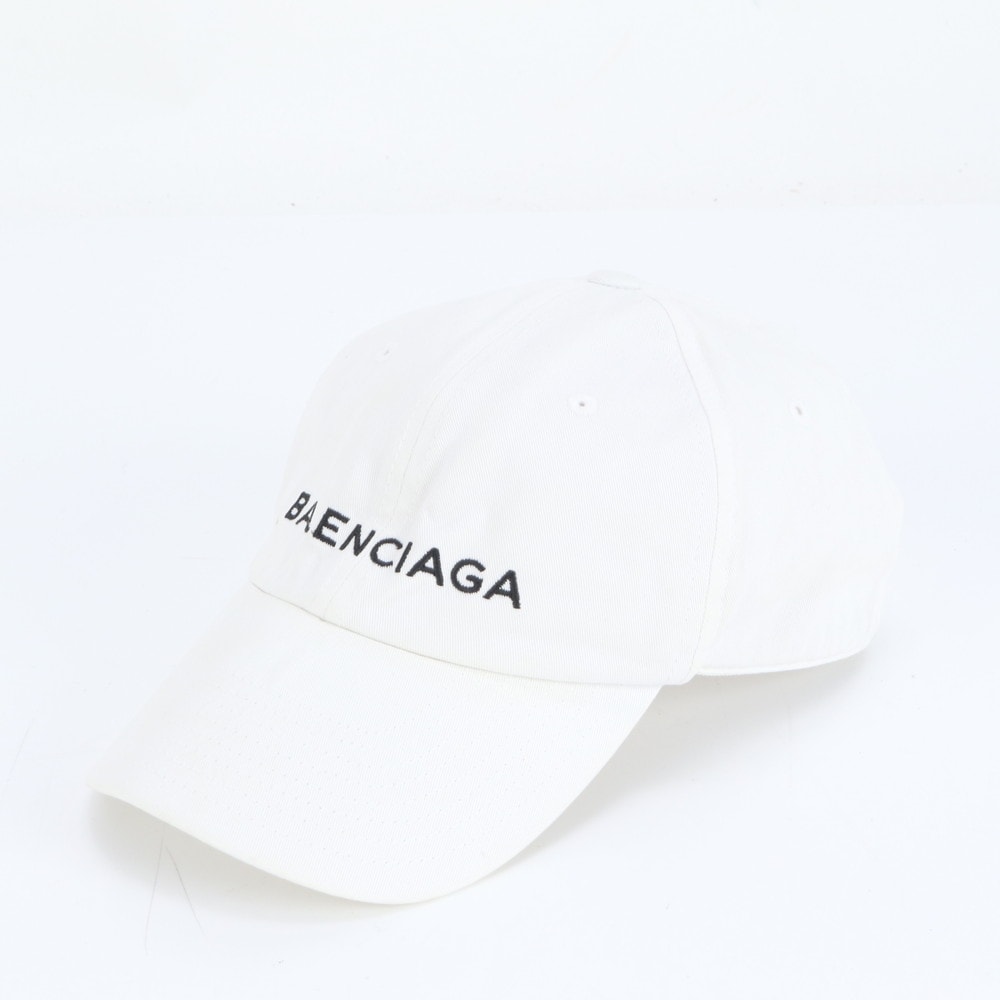 ■美品 バレンシアガ ロゴ ベースボール 帽子 452245 452B4