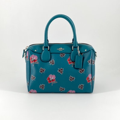 COACH(コーチ) 総柄 F11918 ボストンバッグ ブルー系