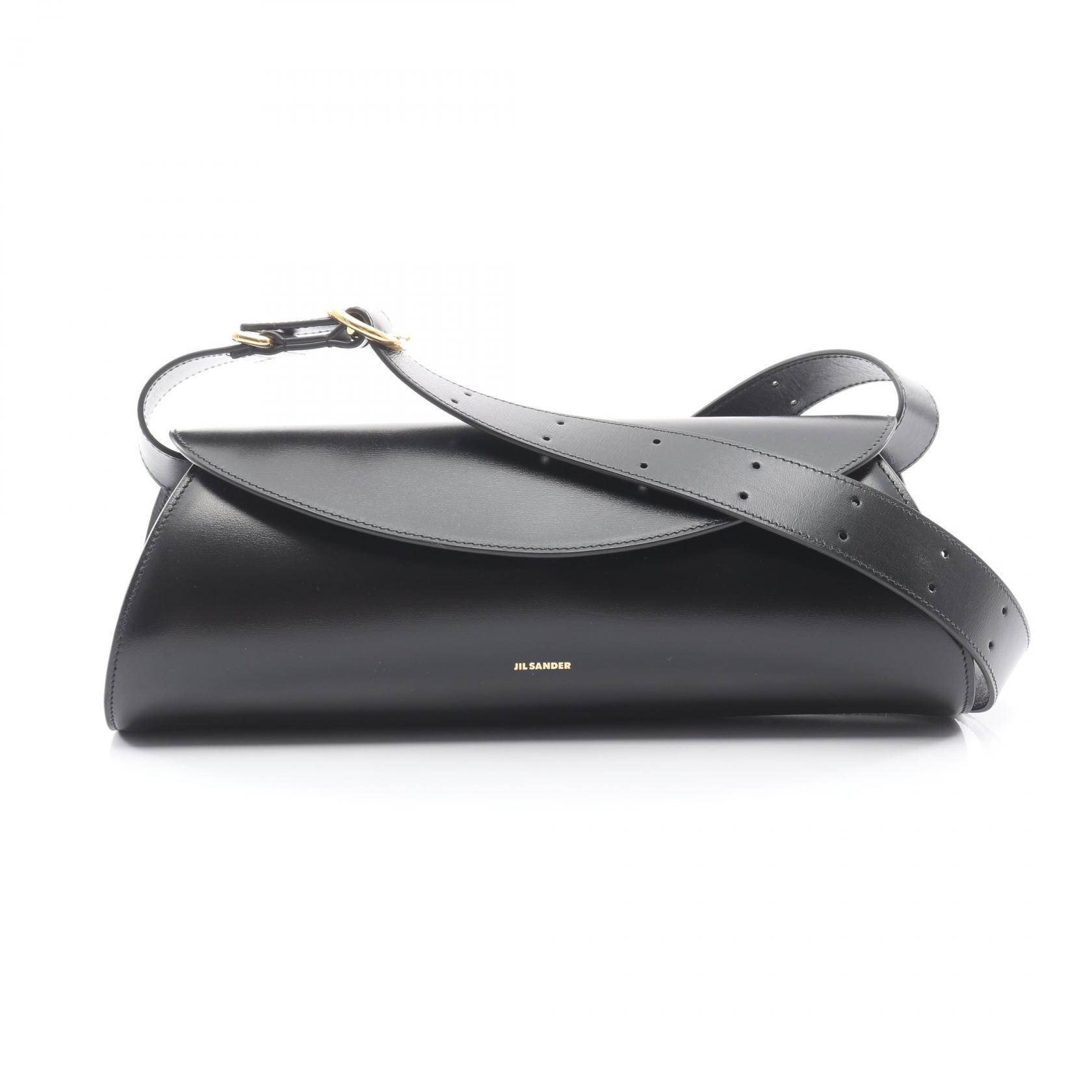 ジルサンダー JIL SANDER CANNOLO グランデ ショルダーバッグ バッグ レザー レディース ブラック系 J08WD0051P4840001 【新品】