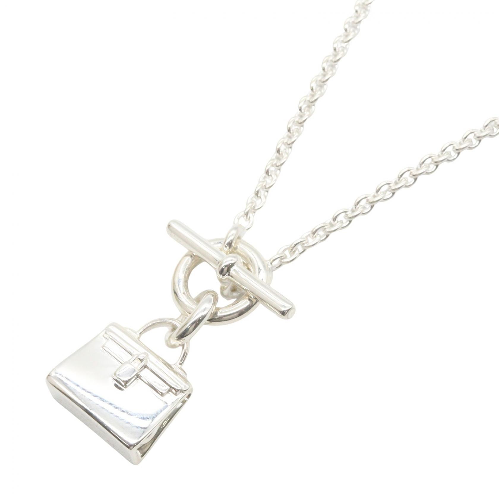 エルメス HERMES アミュレット ケリー ネックレス ネックレス ジュエリー シルバー925 レディース シルバー系 【中古】