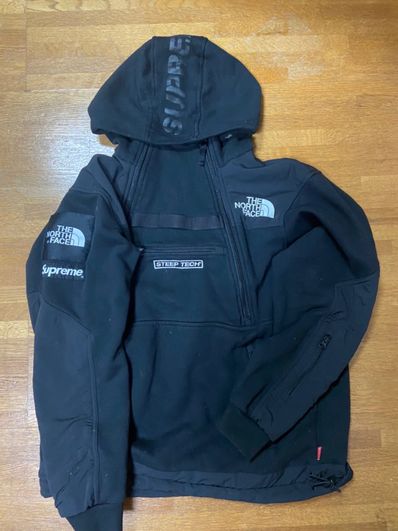 Supreme x The North Face Steep Tech Fleece Jacket "Black"