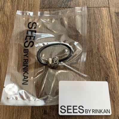 Chrome Hearts Hair Band # 2 Heart Bracelet "Black"