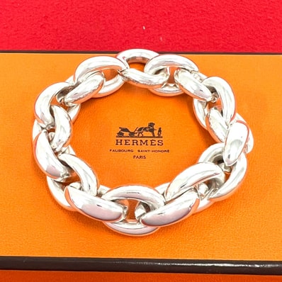 HERMES エルメス アクロバット GM 17コマ ブレスレット シルバー925 ブレスレット シルバー
34893