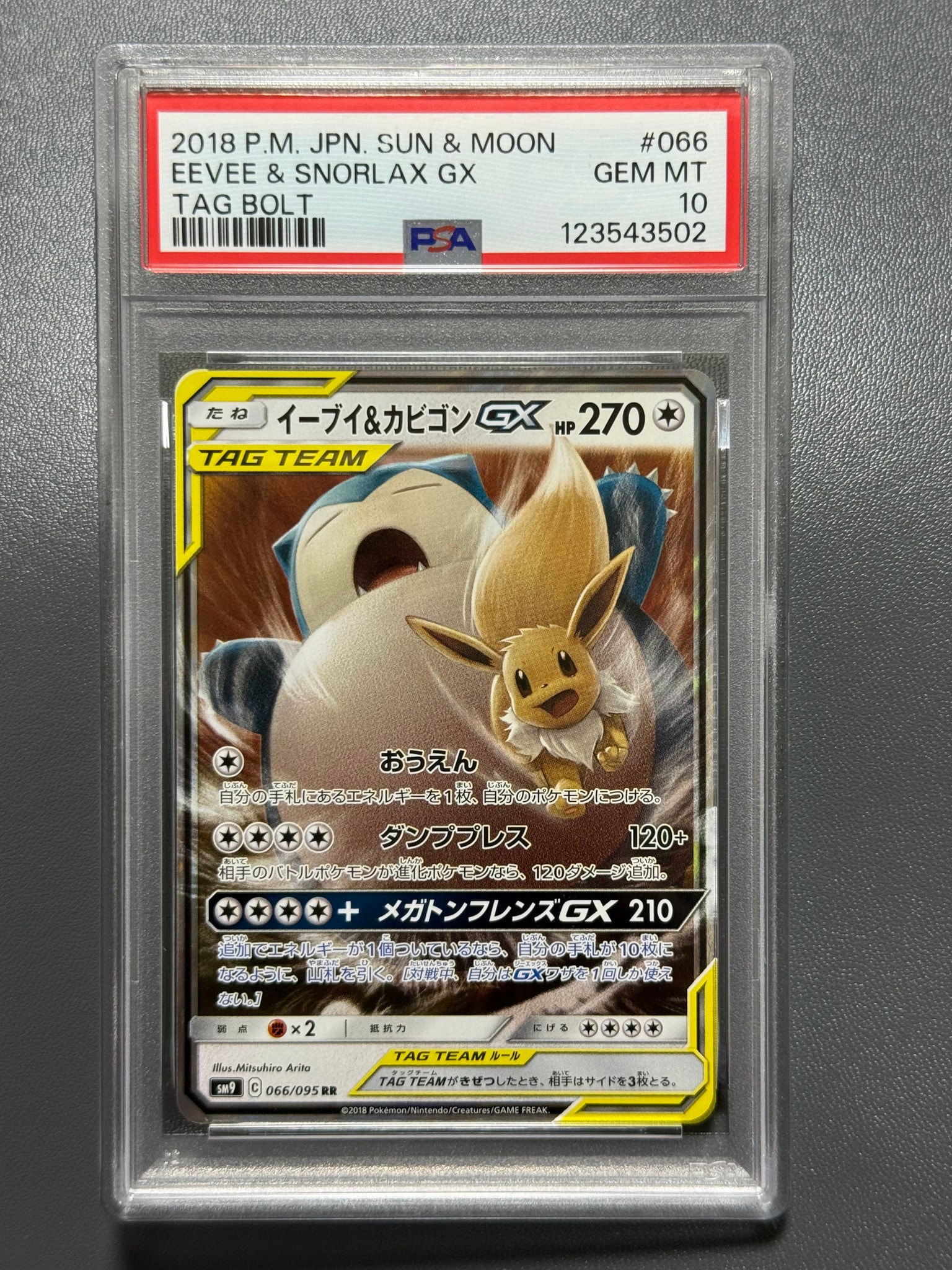 イーブイ&カビゴンGX RR [SM9 066/095](拡張パック「タッグボルト