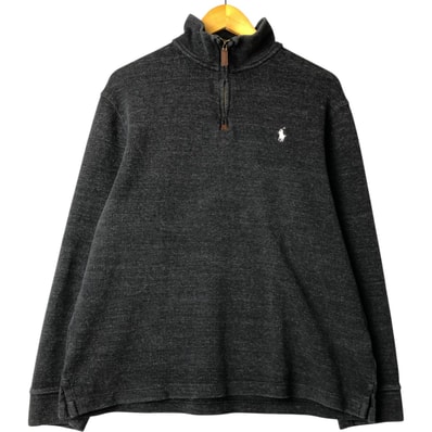 古着 ラルフローレン Ralph Lauren POLO RALPH LAUREN ハーフジップスウェットシャツ トレーナー メンズXL相当/eaa529957