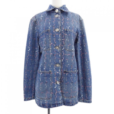 シャネル CHANEL METIERS D’ART LOOK 38 P75259V66855 デニムジャケット