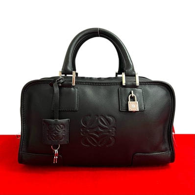 LOEWE ロエベ アマソナ 28 アナグラム ロゴ レザー ハンドバッグ ブラック
20821