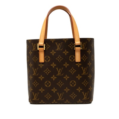 ルイ ヴィトン モノグラム ヴァヴァンPM ハンドバッグ M51172 ブラウン PVC レザー レディース LOUIS VUITTON 中古