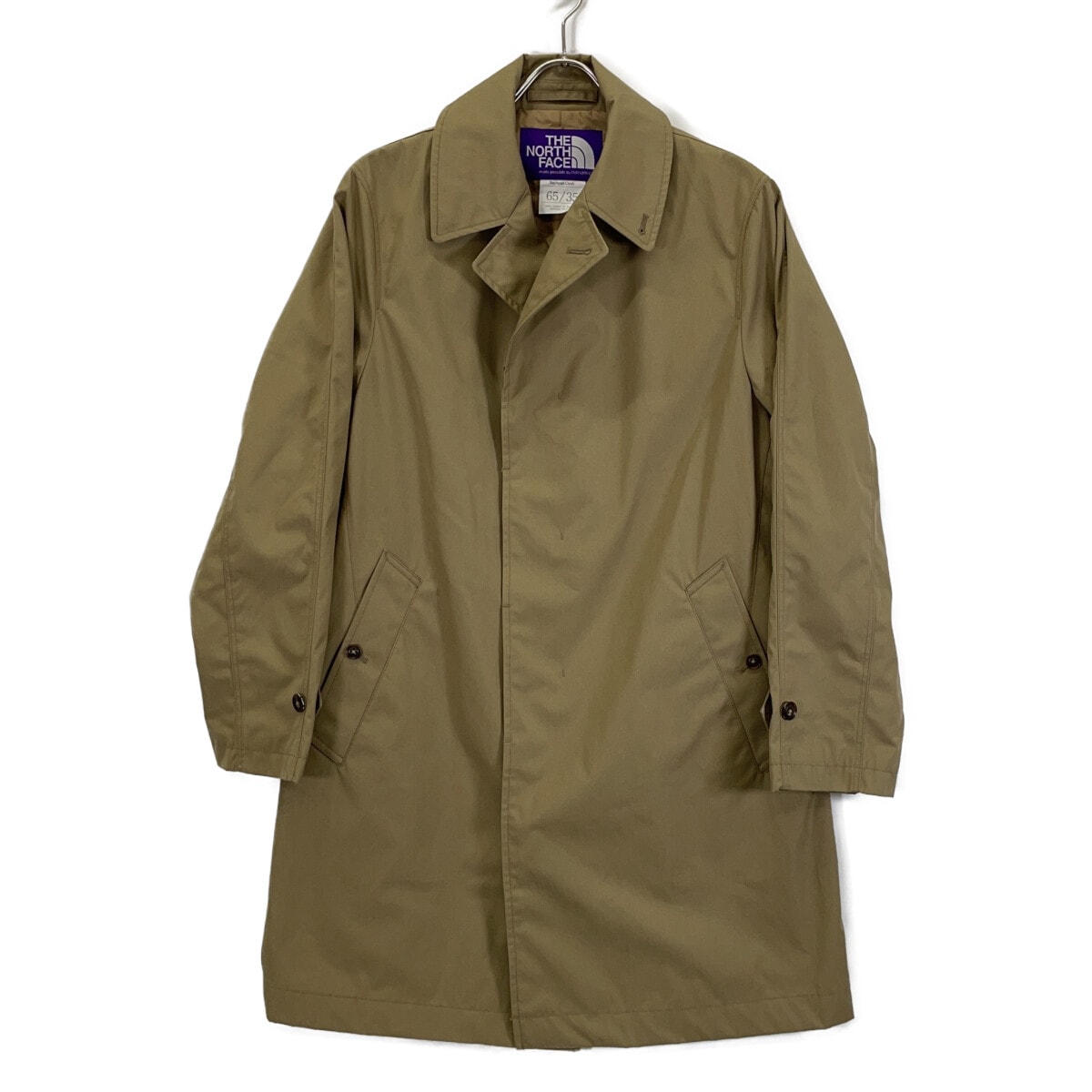 ザ ノースフェイス パープルレーベル 【BEAMS別注】NP2212N ベージュ ステンカラーコート S