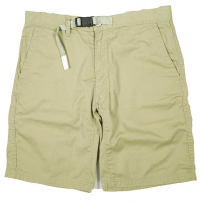 WHITE MOUNTAINEERING ホワイトマウンテニアリング 日本製 Wardrobe クライミングチノショーツ WR1071405 3 BEIGE T/C ベルテッド ショートパンツ ボトムス g27001