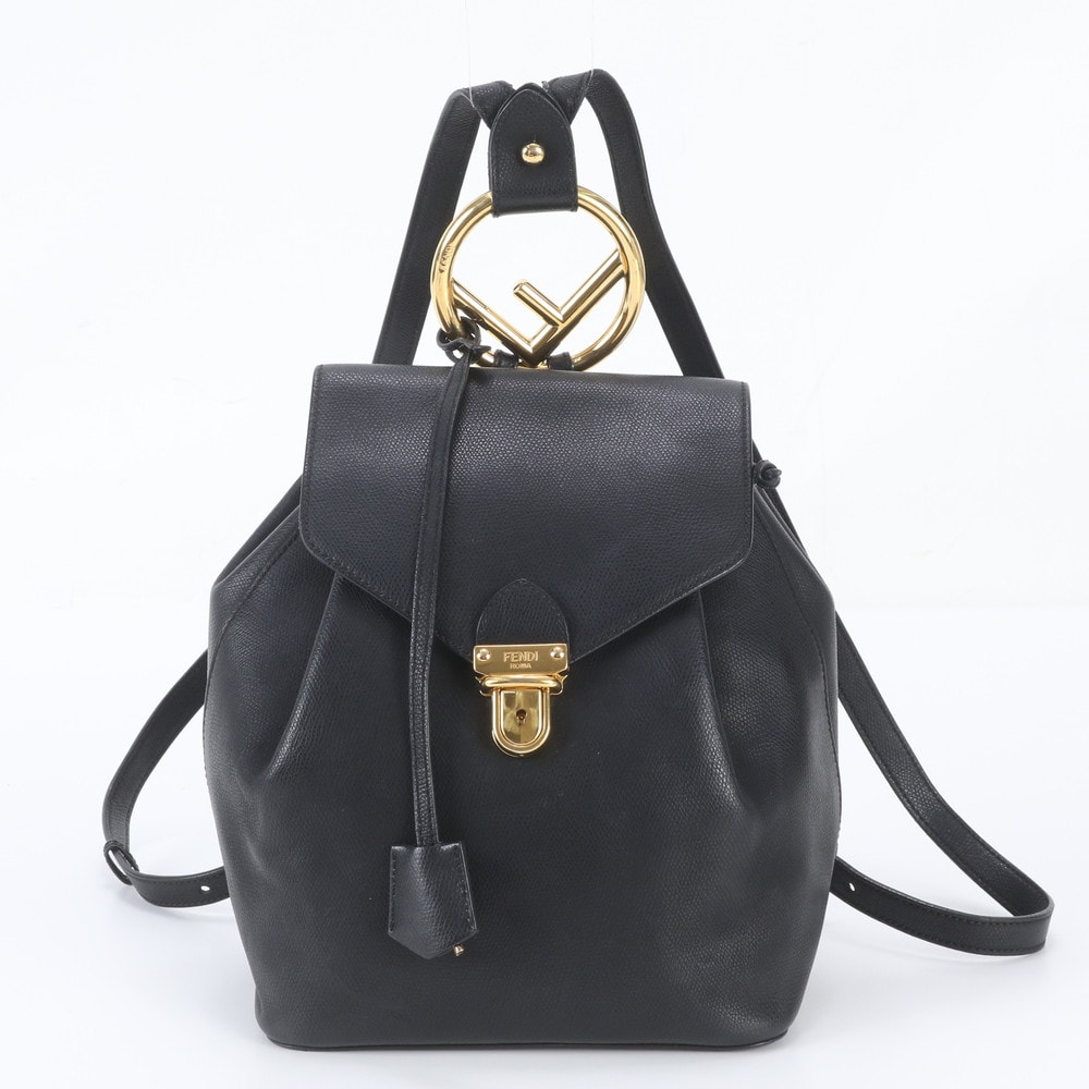 ■美品 フェンディ エフ イズ 8BZ043 リュックサック レザー