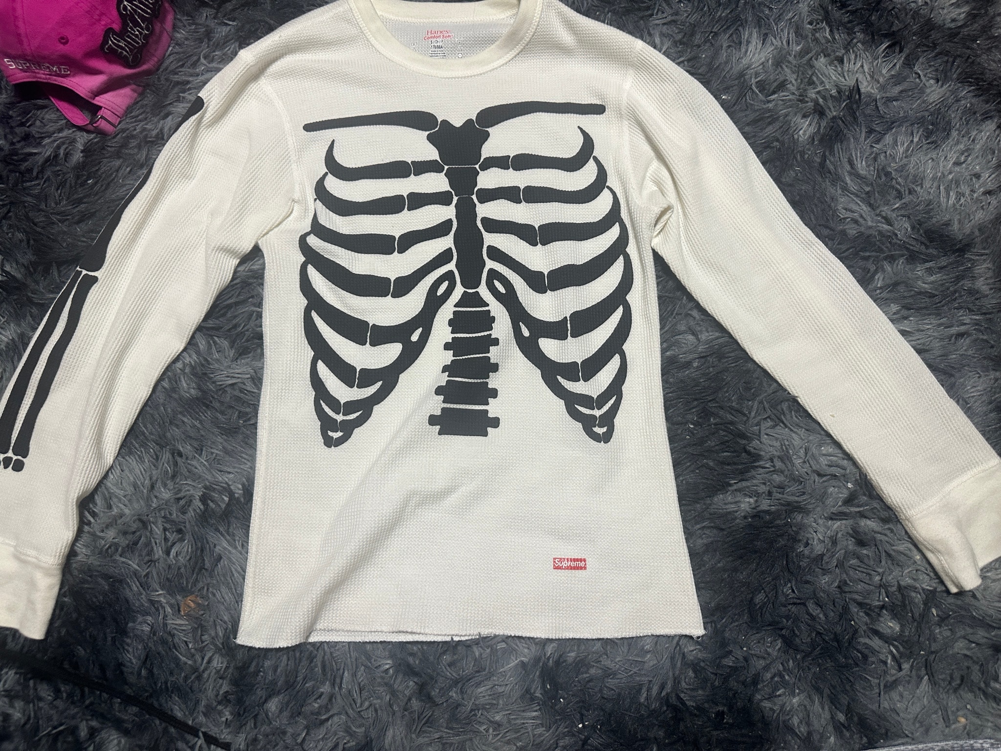 Supreme x Hanes Bones Thermal Crew (1 Pack) "Natural"