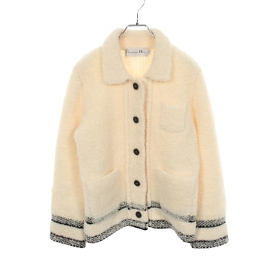 ディオール Dior Caro ニット 衣料品 アウター ウール レディース アイボリー系 / ブラック系 【中古】