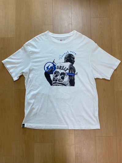 Air Jordan Travis Scott Fragment Tee "White"
