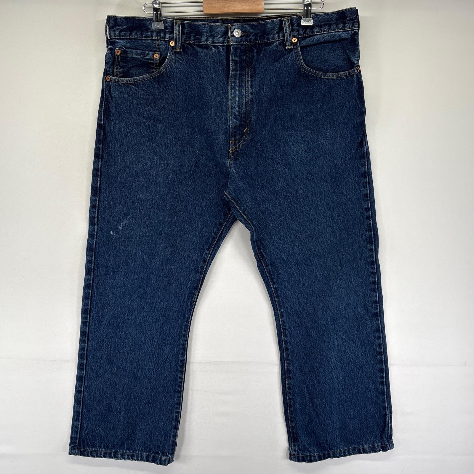 古着 リーバイス Levi's デニム パンツ 517 ブーツカット フレア ジーンズ ジーパン ジッパーフライ W40 L30  ブルー系 メンズ
