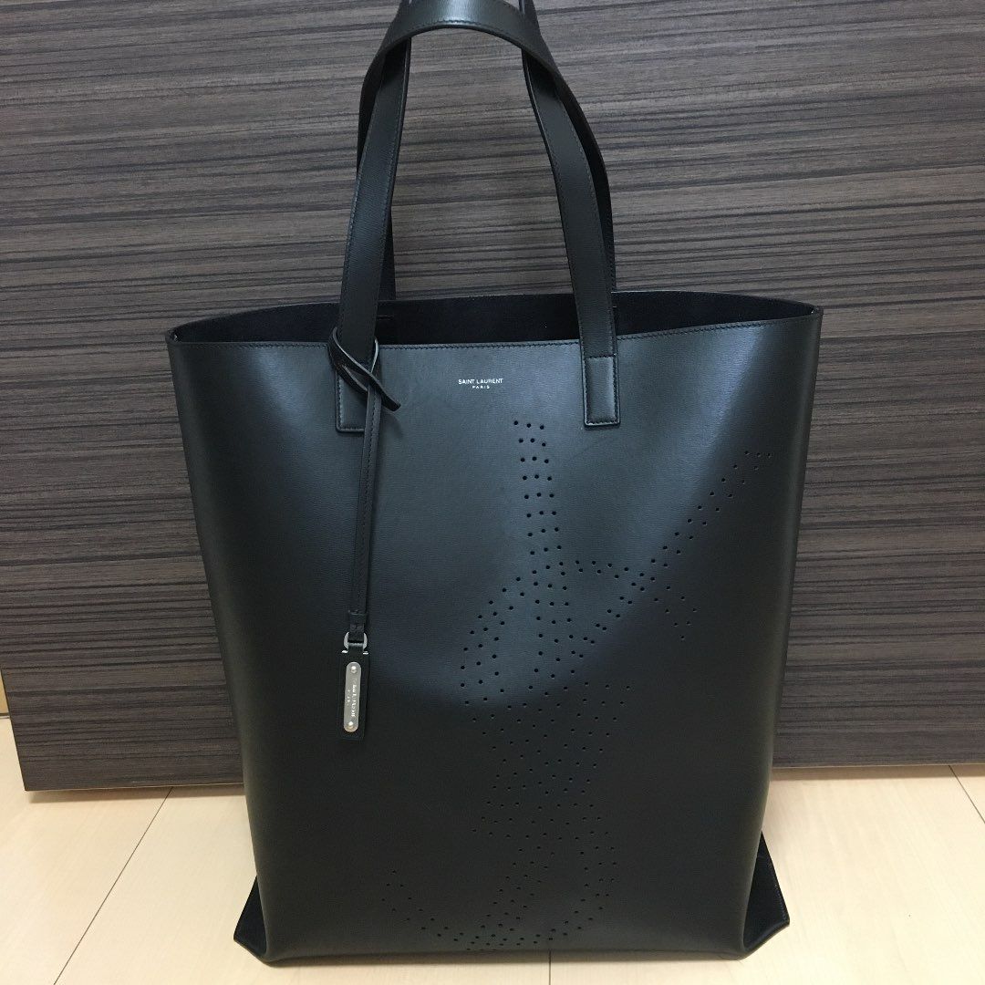 Saint Laurent 2WAY Shopping Toy Tote Bag "Black"