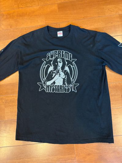 Supreme x HYSTERIC GLAMOUR L/S Tee "Black"