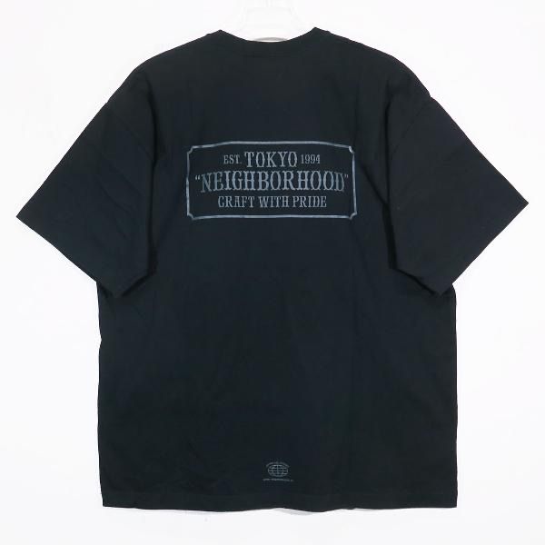 NEIGHBORHOOD ネイバーフッド 22SS Tシャツ ブラック