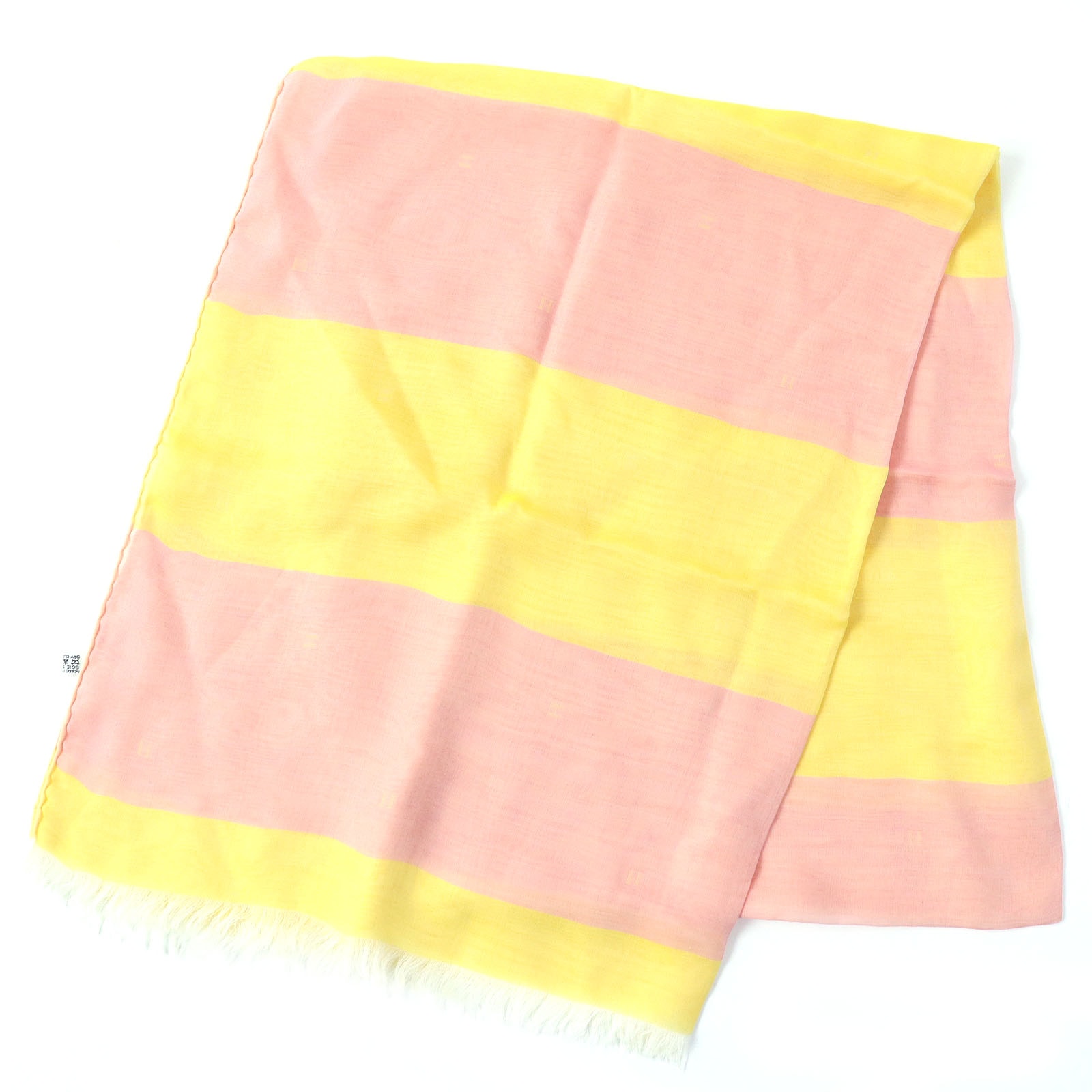 エルメス
 ストール ピンク イエロー レディース