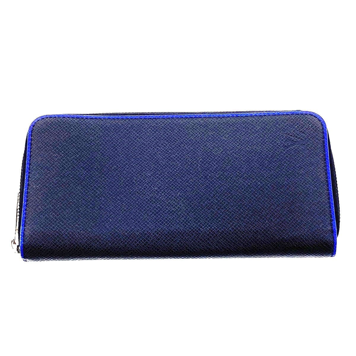 LOUIS VUITTON ルイ・ヴィトン ジッピー・ウォレット ヴェルティカル 長財布 M30569 タイガ レザー ブラック  ユニセックス【中古】