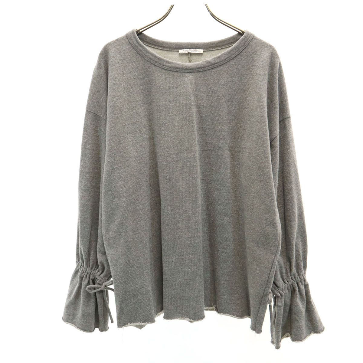 ZARA ザラ 長袖 スウェット トレーナー M グレー TRAFALUC