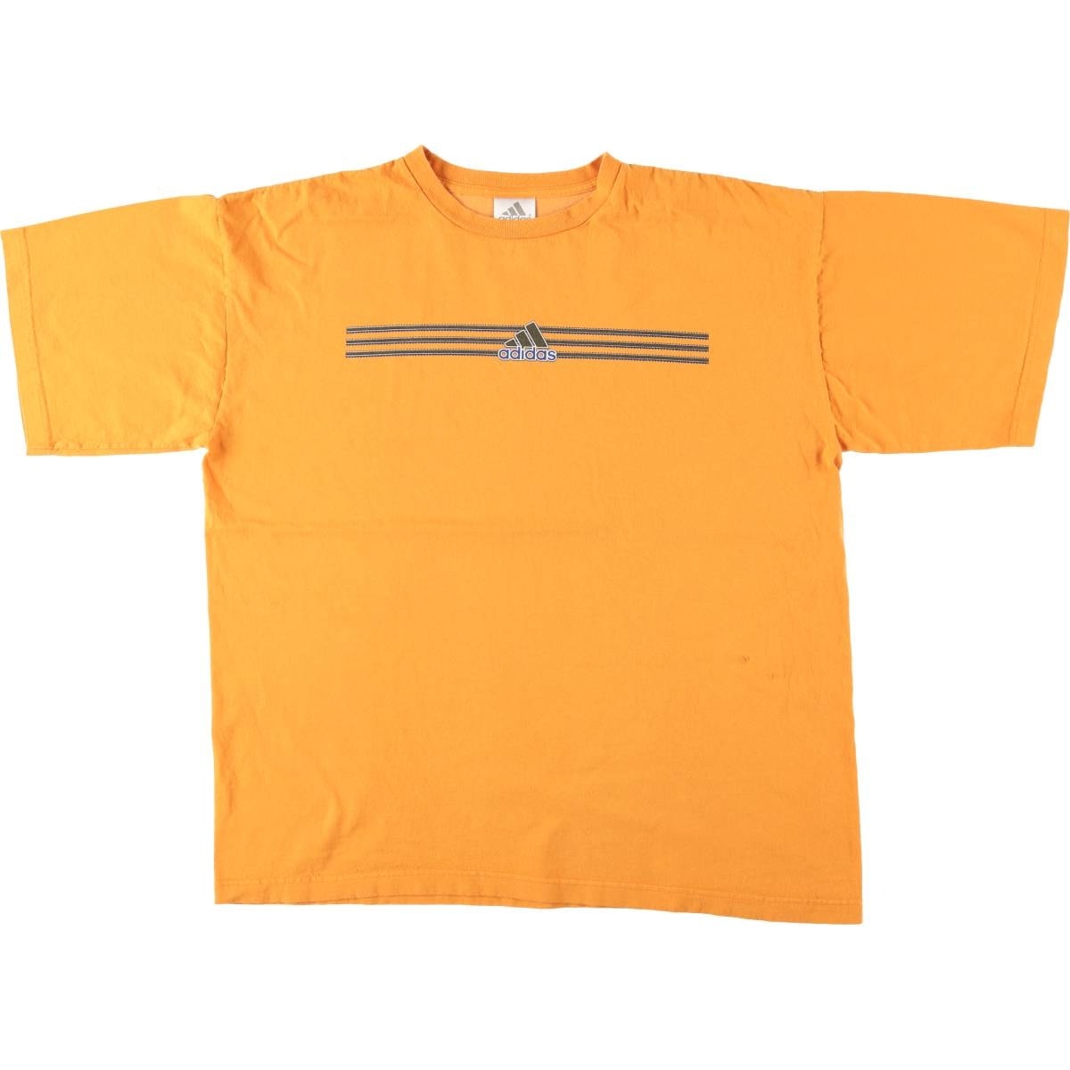 古着 00年代 アディダス adidas ロゴプリントTシャツ メンズXL相当/eaa626154