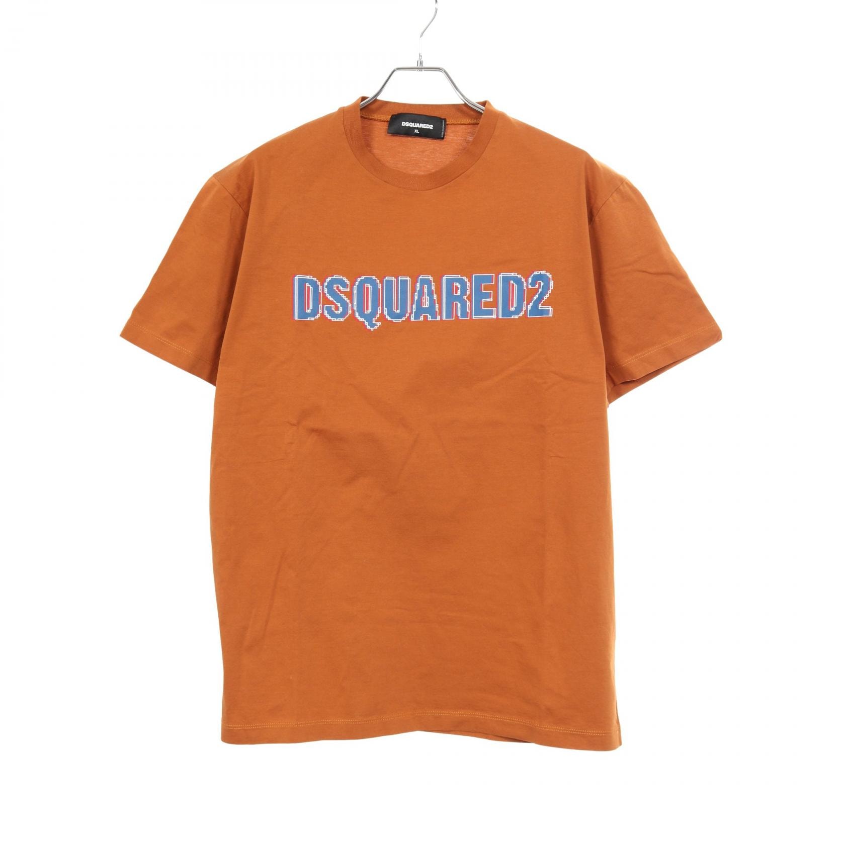 ディースクエアード DSQUARED2 カットソー 衣料品 トップス コットン メンズ ブラウン系 【中古】