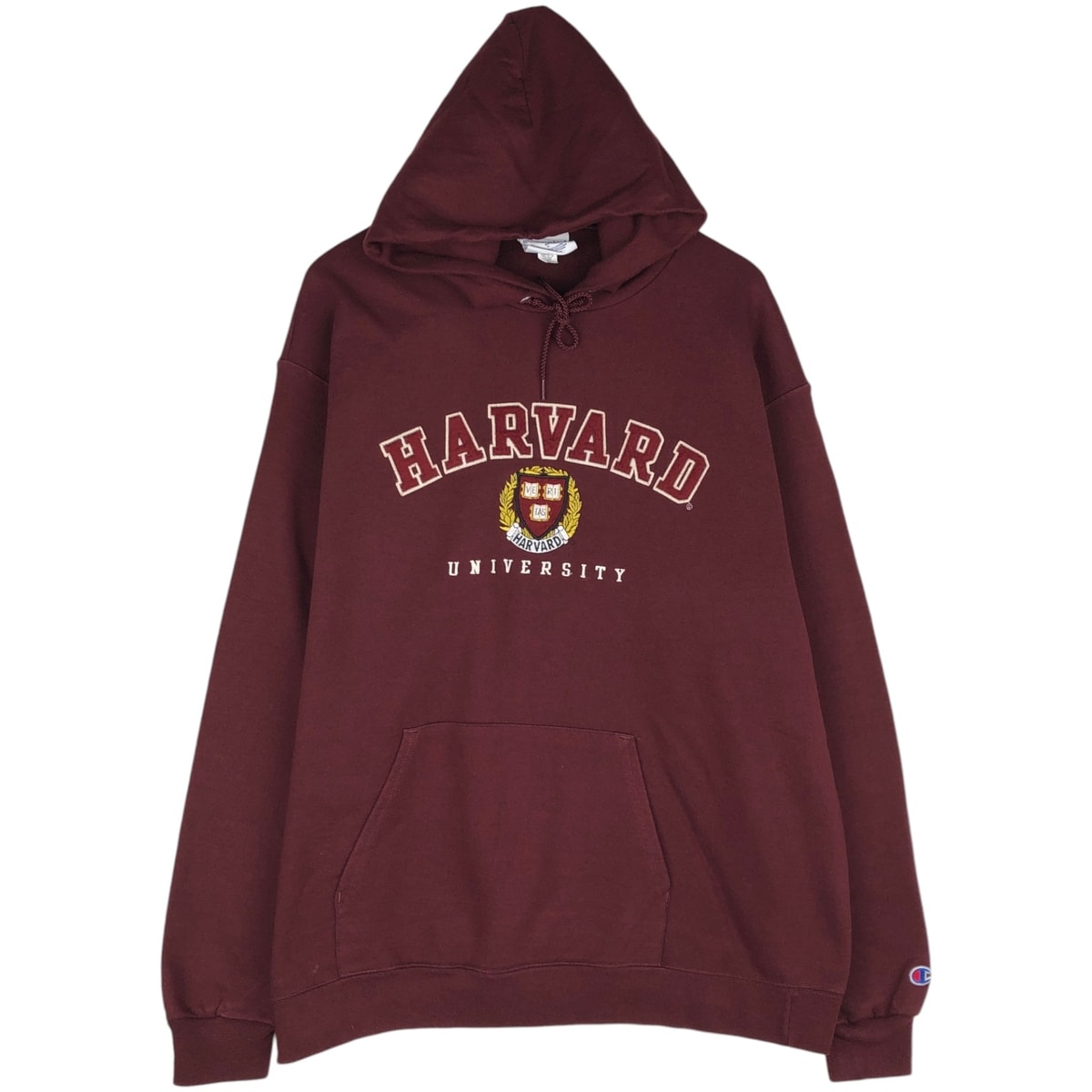 古着 チャンピオン Champion AUTHENTIC ATHLETICWEAR HARVARD ハーバード大学 カレッジ スウェットプルオーバーパーカー メンズXL相当/eaa645523