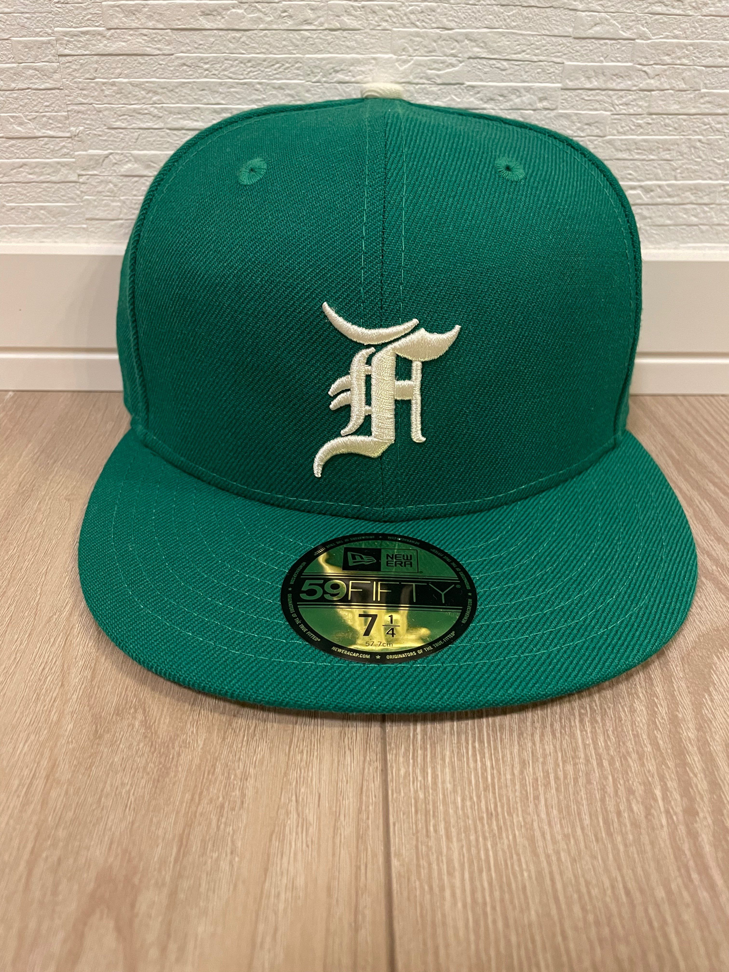 NEW ERA FEAR OF GOD ESSENTIALS 59FIFTY F LOGO Under Visor "Green"