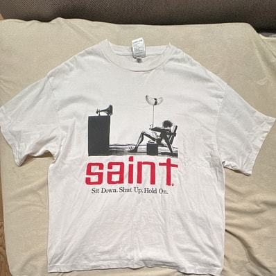 SAINT Mxxxxxx SS Tee/Saint "White"