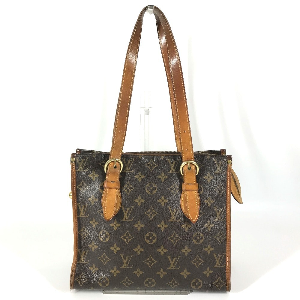 ルイヴィトン LOUIS VUITTON ポパンクールオ ポパンクール オ M40007 モノグラム カバン トートバッグ 肩掛け ショルダーバッグ モノグラムキャンバス ブラウン