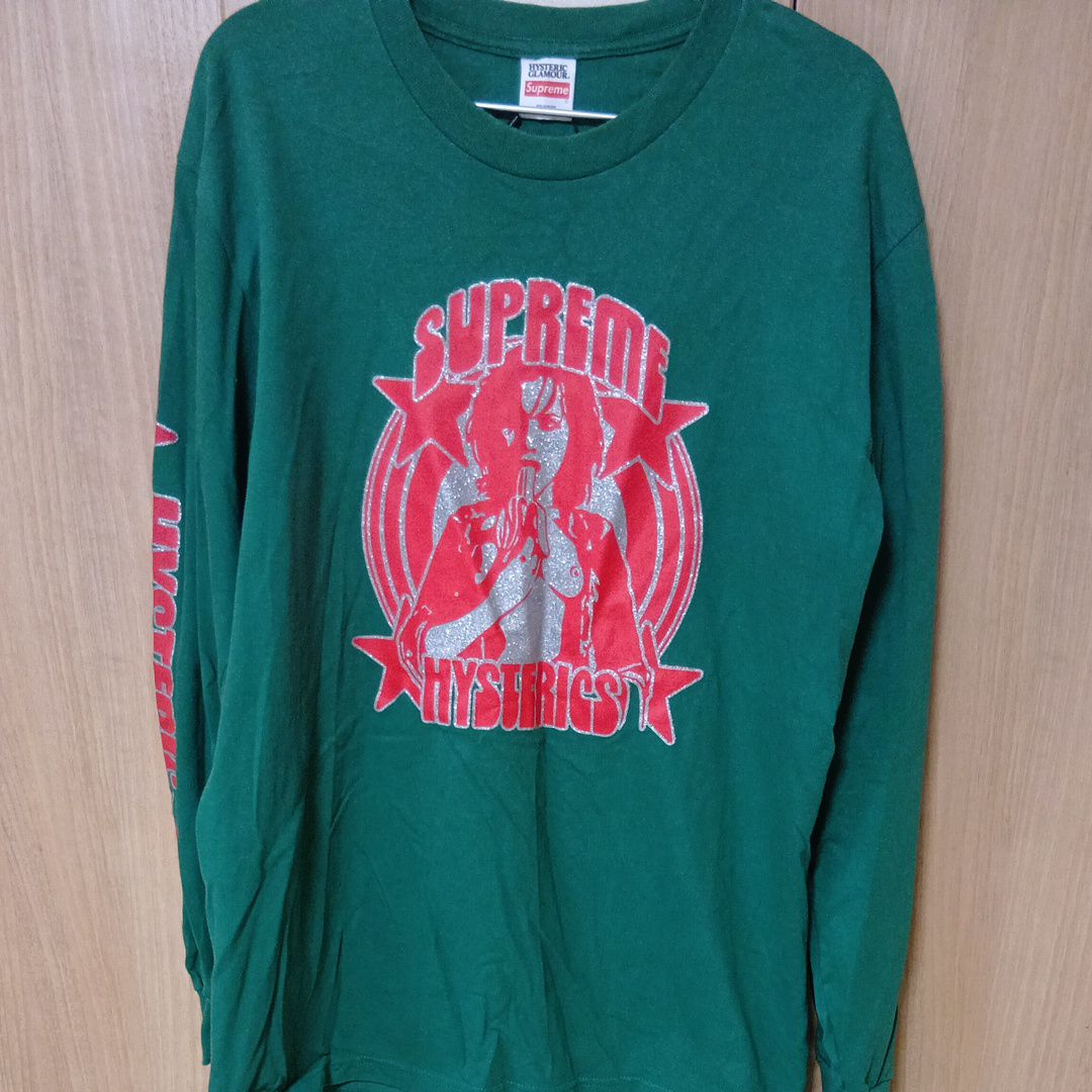 Supreme x HYSTERIC GLAMOUR L/S Tee "Green"