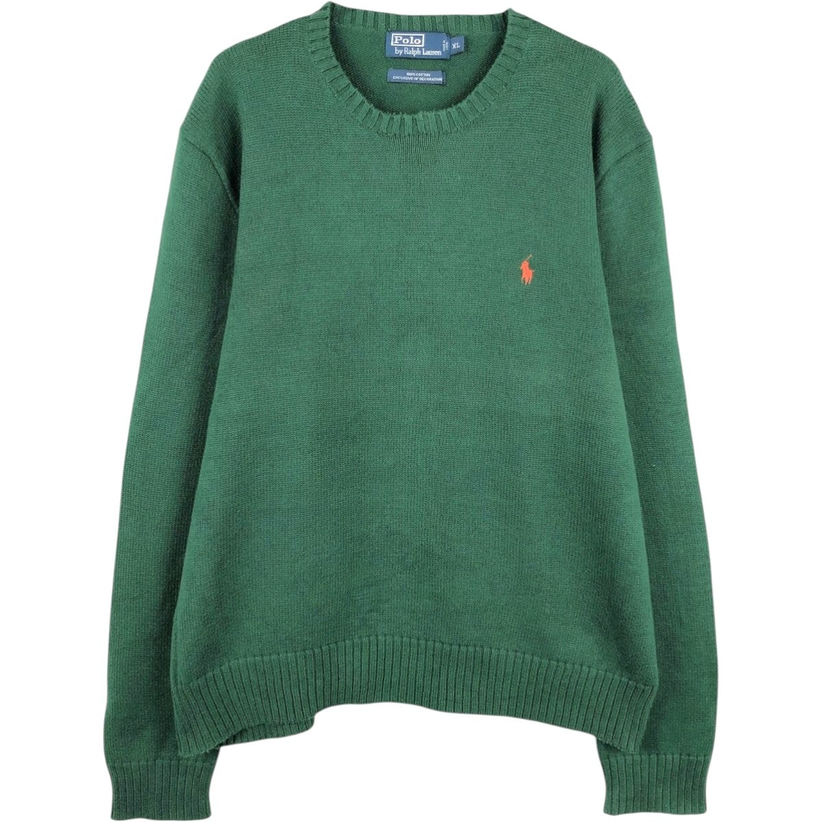 古着 ラルフローレン Ralph Lauren POLO by Ralph Lauren コットンニットセーター メンズXL相当/eaa672465