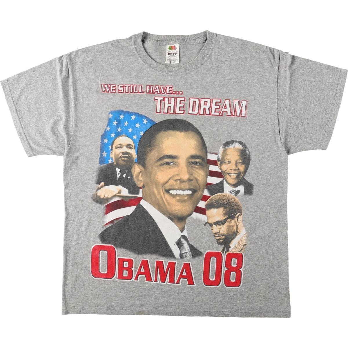 古着 00年代 フルーツオブザルーム FRUIT OF THE LOOM BEST プリントTシャツ USA製 メンズXL相当/eaa642431