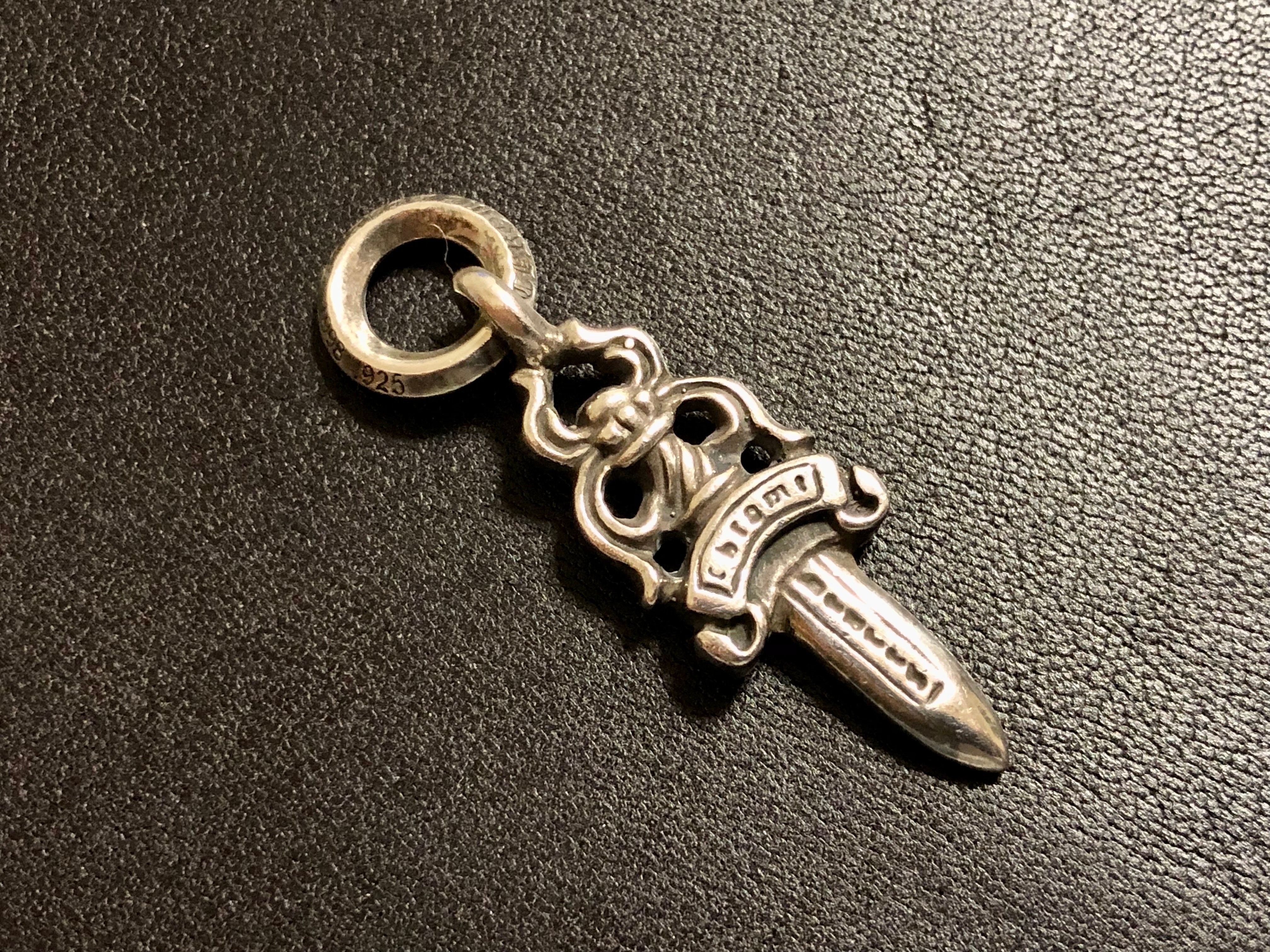 Chrome Hearts # 5 Dagger Charm "Silver"